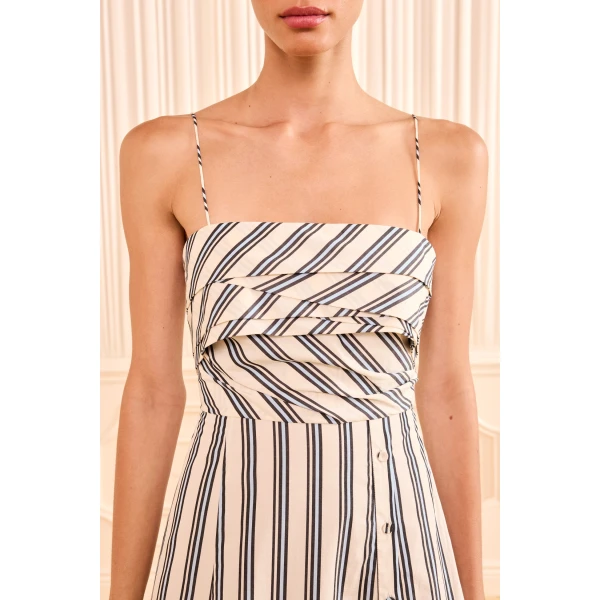 Ulla Johnson Anise Tank Dress in Ecru Stripe