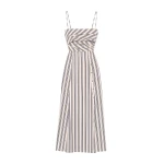 Ulla Johnson Anise Tank Dress in Ecru Stripe | Midi Dresses | Coveti