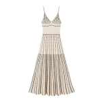 Ulla Johnson Audrey Cami Knit Dress in Champagne | Midi Dresses | Coveti