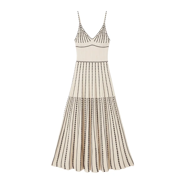 Audrey Cami Knit Dress in Champagne
