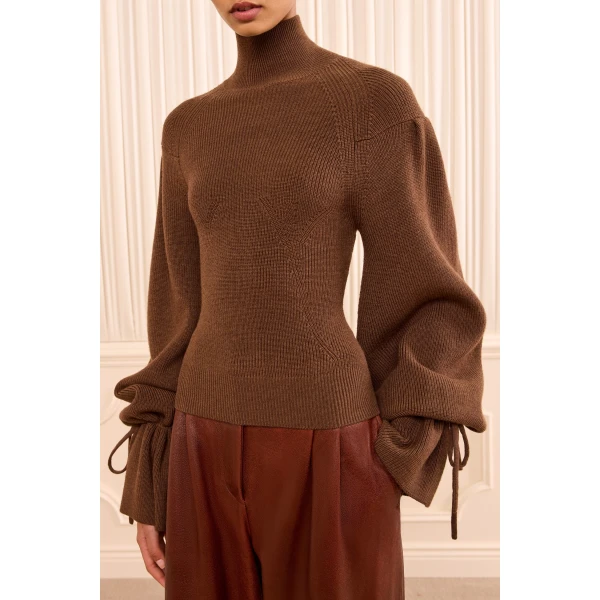 Ulla Johnson Camille Knit Pullover in Clove