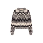 Ulla Johnson Carmen Knit Pullover in Noir and Gardenia | Sweaters | Coveti