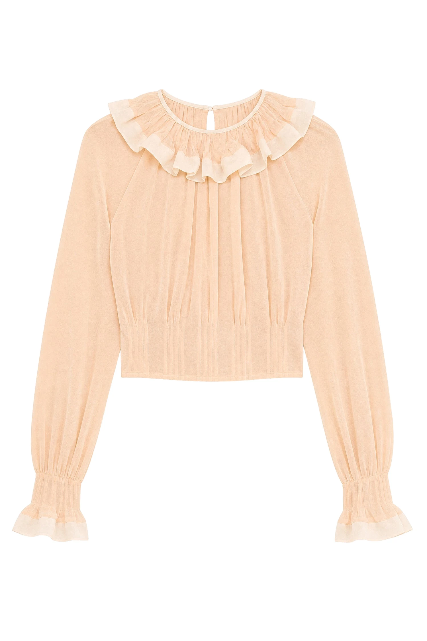 Ulla Johnson Celesta Ruffled Blouse in Peony Ulla Johnson Celesta Ruffled Blouse in Peony | Blouse | Coveti