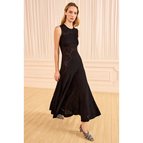 Ulla Johnson Corinthia Knit Dress in Noir
