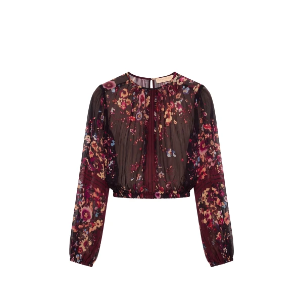 Ulla Johnson Elenora Blouse in Amaranthus | Blouse | Coveti