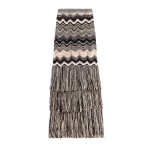 Ulla Johnson Evelina Knit Skirt in Noir and Gardenia | Midi Skirts | Coveti