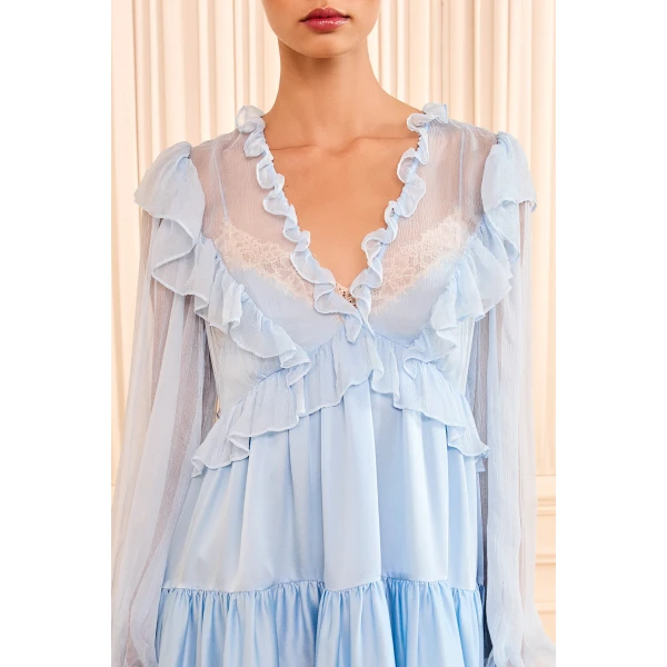 Ulla Johnson Farenne Mini Dress in Hydrangea