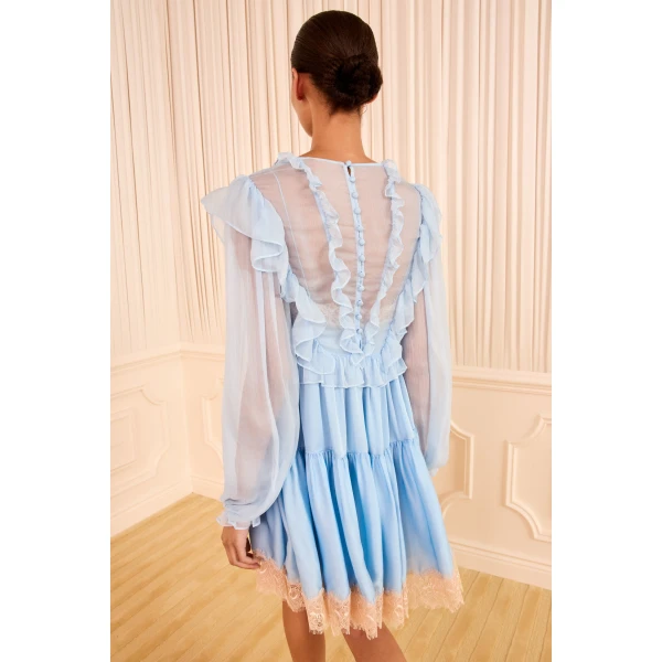 Ulla Johnson Farenne Mini Dress in Hydrangea