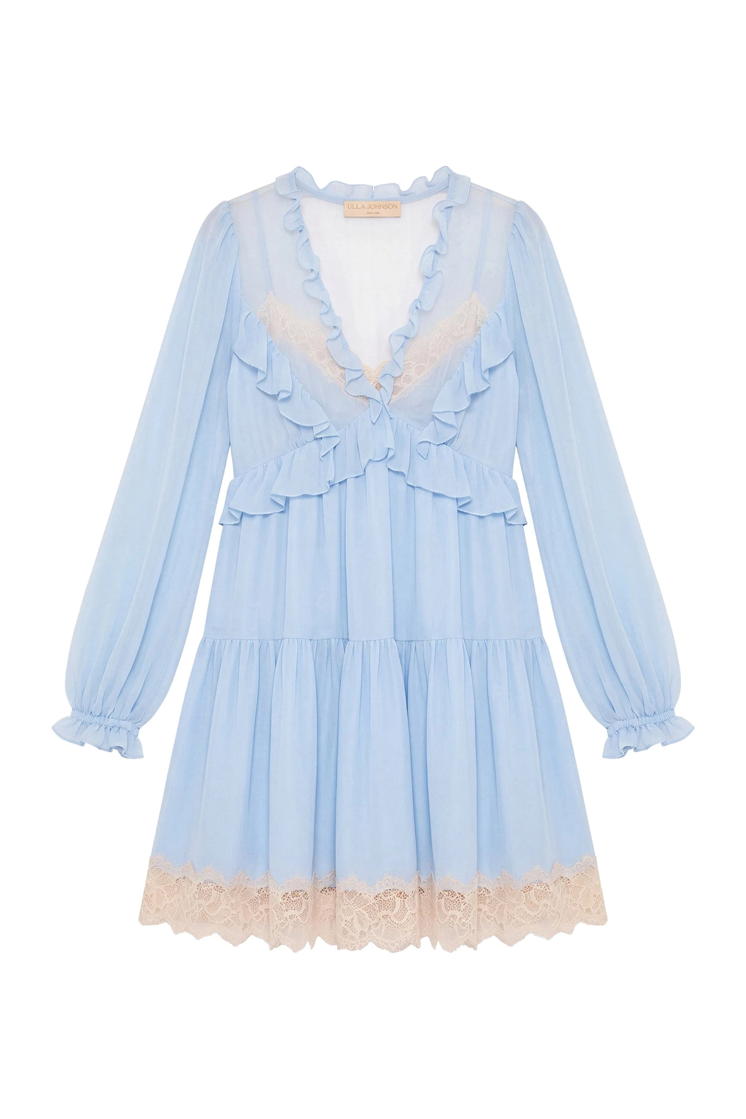 Ulla Johnson Farenne Mini Dress in Hydrangea Ulla Johnson Farenne Mini Dress in Hydrangea | Mini Dresses | Coveti