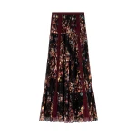 Ulla Johnson Gaelle Maxi Skirt in Amaranthus | Maxi Skirts | Coveti