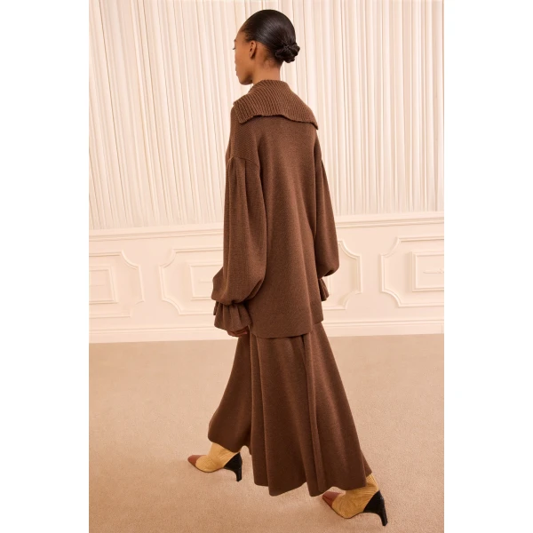 Ulla Johnson Makila Knit Cardigan in Clove