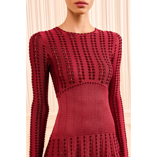Ulla Johnson Maribel Knit Dress in Garnet