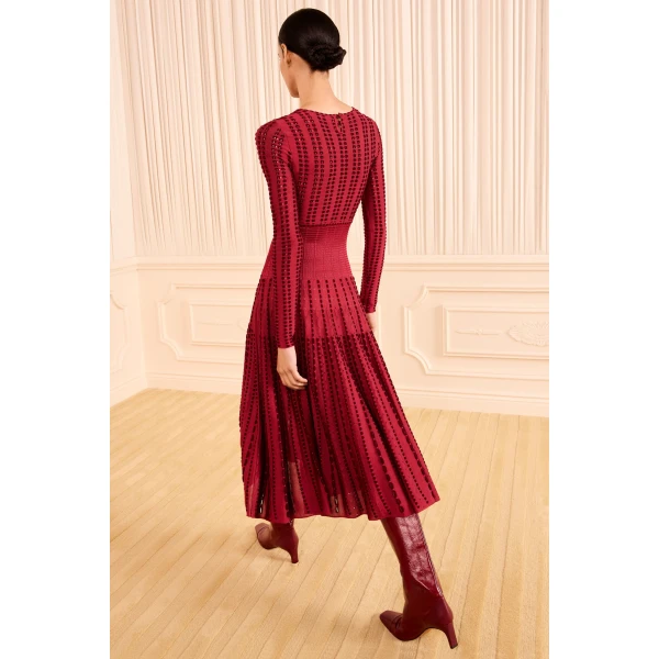 Ulla Johnson Maribel Knit Dress in Garnet