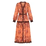 Ulla Johnson Marina Dress in Primrose | Midi Dresses | Coveti