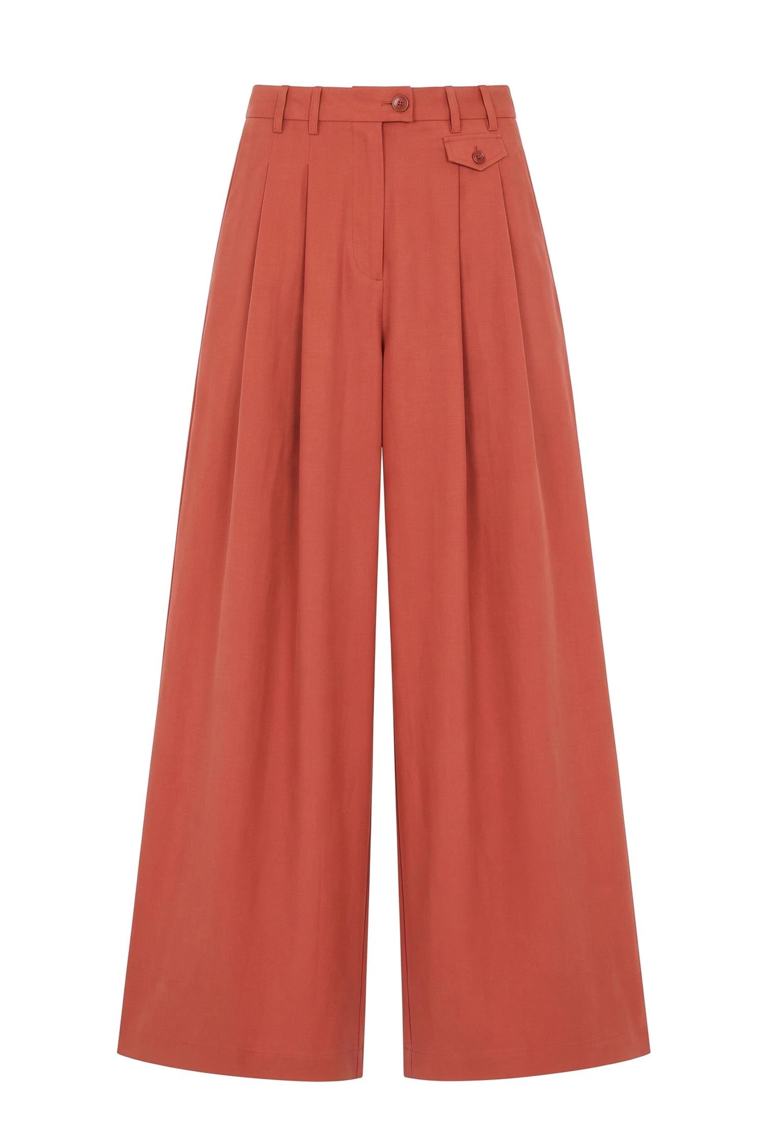 Ulla Johnson Motherwell Wide Leg Trouser in Bronze Ulla Johnson Motherwell Wide Leg Trouser in Bronze | Wide leg pants | Coveti