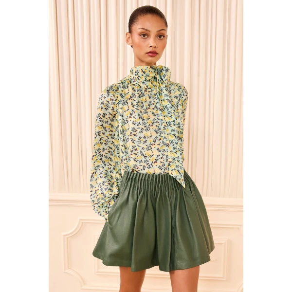 Ulla Johnson Ornament Blouse in Acacia