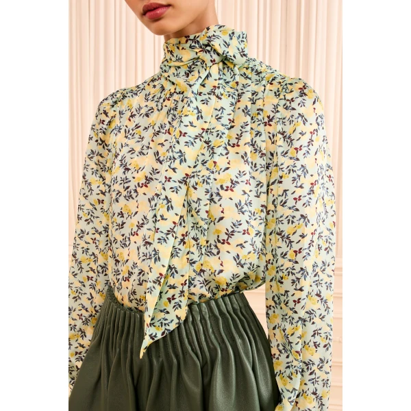Ulla Johnson Ornament Blouse in Acacia