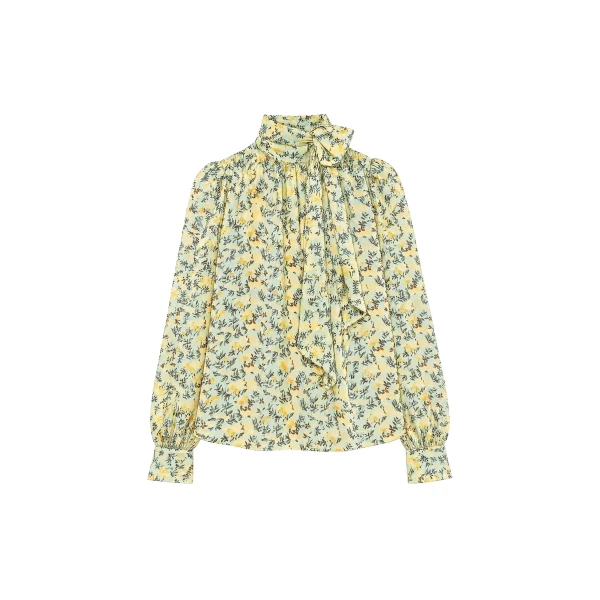 Ulla Johnson Ornament Blouse in Acacia | Blouse | Coveti