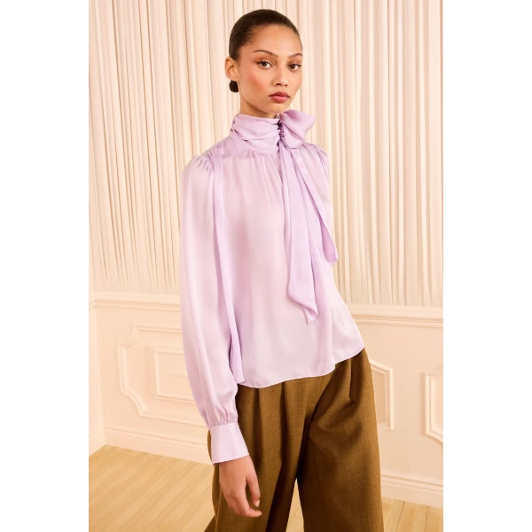 Ulla Johnson Ornament Blouse in Wisteria