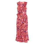 Ulla Johnson Rory Dress in Azalea | Midi Dresses | Coveti