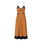 Ulla Johnson Rosaline Dress in Canyon | Midi Dresses | Coveti