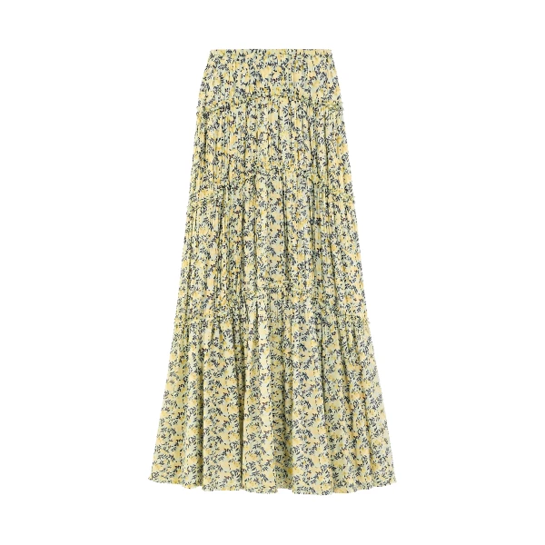 Samira Midi Skirt in Acacia