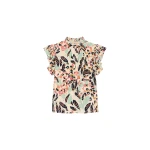 Ulla Johnson Twyla Ruched Top in Calla Lily | Sleeveless | Coveti