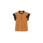 Ulla Johnson Twyla Ruched Top in Canyon | Sleeveless | Coveti
