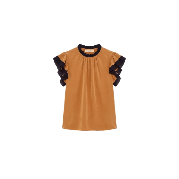 Twyla Ruched Top in Canyon