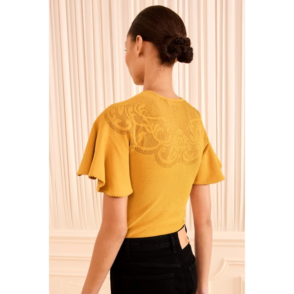 Ulla Johnson Vara Knit Top in Topaz