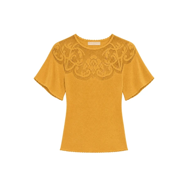 Vara Knit Top in Topaz