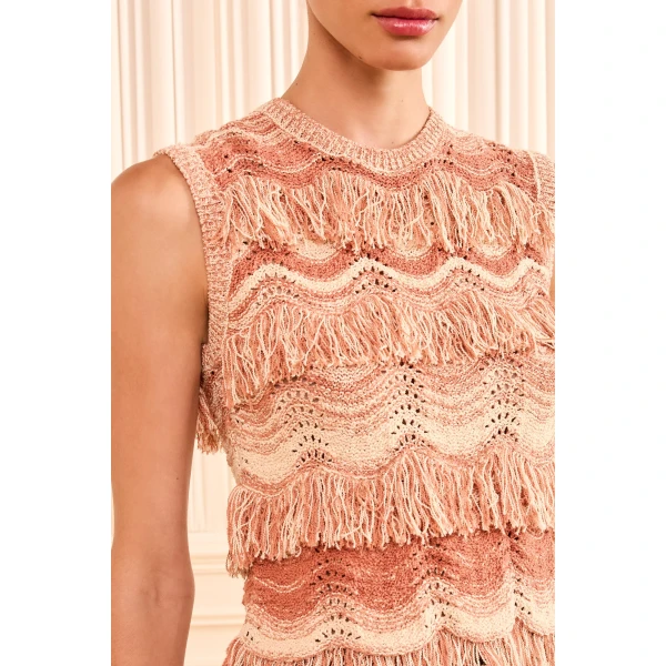 Ulla Johnson Vida Knit Top in Terracotta Rose