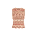 Ulla Johnson Vida Knit Top in Terracotta Rose | Sleeveless | Coveti