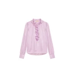 Ulla Johnson Willhemina Blouse in Wisteria | Blouse | Coveti