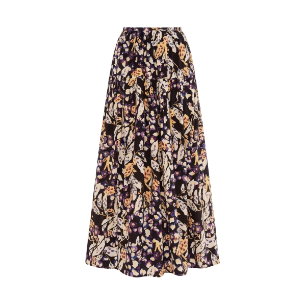 Ulla Johnson Yvette Midi Skirt in Botanica | Midi Skirts | Coveti
