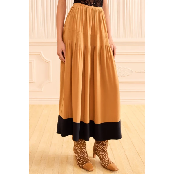 Ulla Johnson Yvette Midi Skirt in Canyon