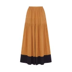 Ulla Johnson Yvette Midi Skirt in Canyon | Midi Skirts | Coveti