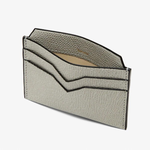 Valextra 4CC Card Case in Ash Grey | Cases | Coveti