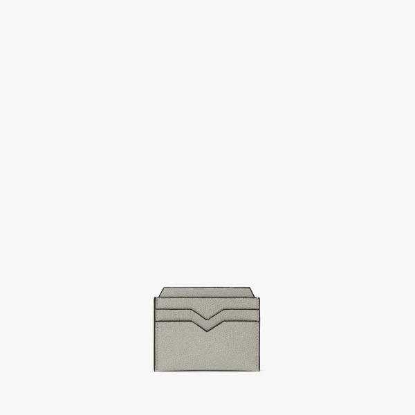 Valextra 4CC Card Case in Ash Grey | Cases | Coveti