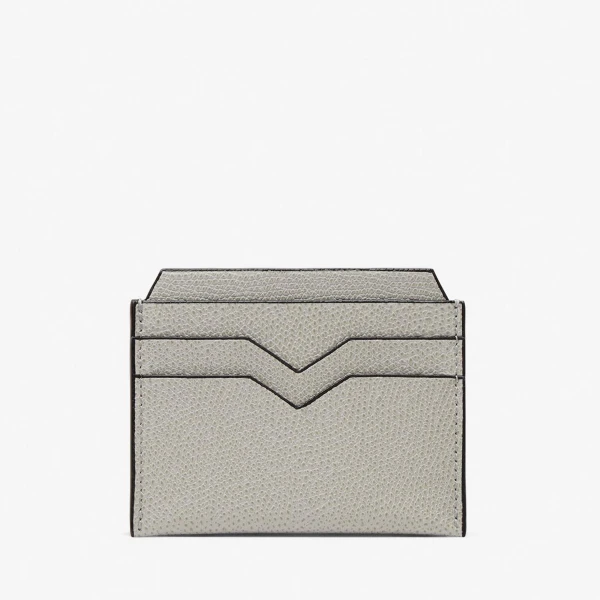 Valextra 4CC Card Case in Ash Grey | Cases | Coveti