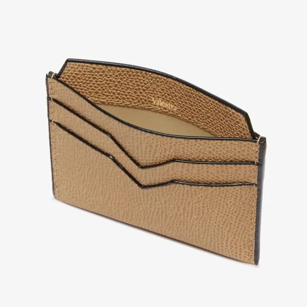 Valextra 4CC Card Case in Cashmere Beige | Wallets & Purses | Coveti