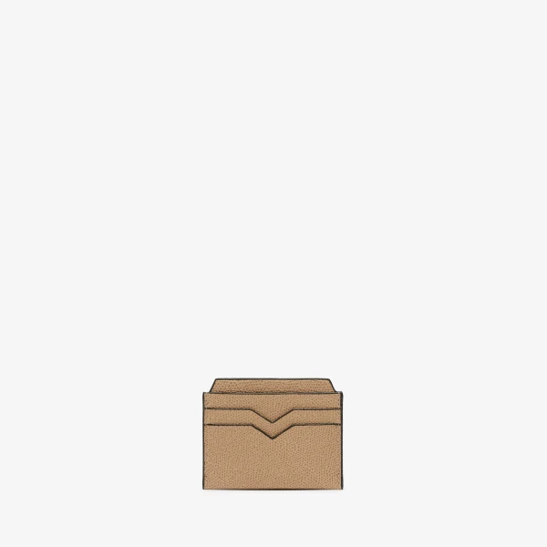 Valextra 4CC Card Case in Cashmere Beige | Wallets & Purses | Coveti