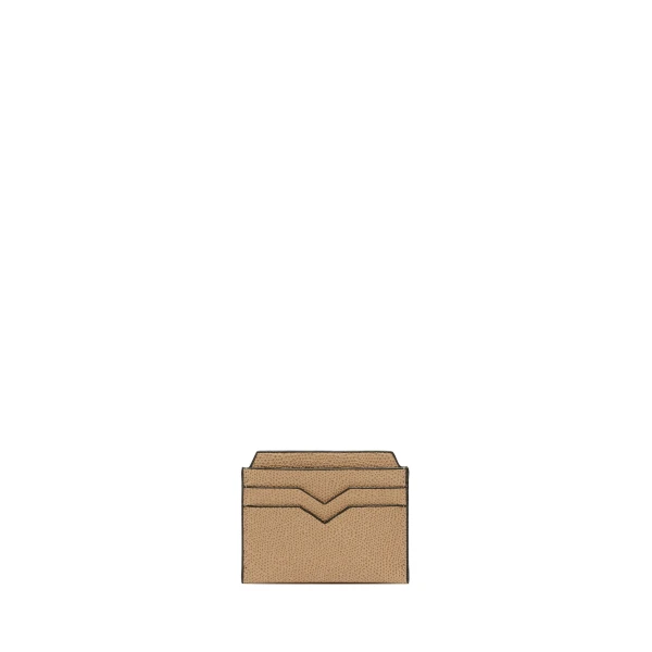 Valextra 4CC Card Case in Cashmere Beige | Wallets & Purses | Coveti