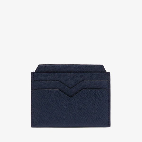 Valextra 4CC Card Case in Dark Blue | Wallets & Purses | Coveti