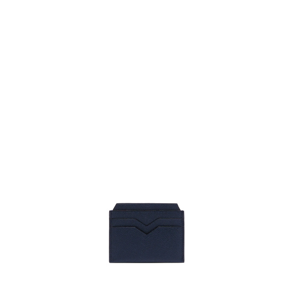 Valextra 4CC Card Case in Dark Blue | Wallets & Purses | Coveti