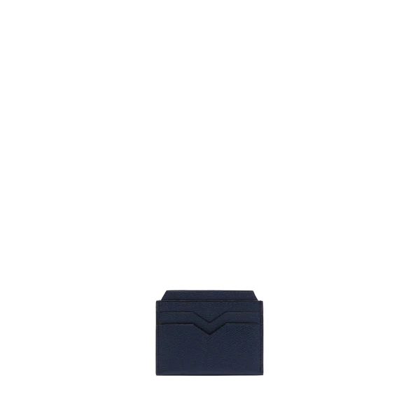 Valextra 4CC Card Case in Dark Blue | Wallets & Purses | Coveti