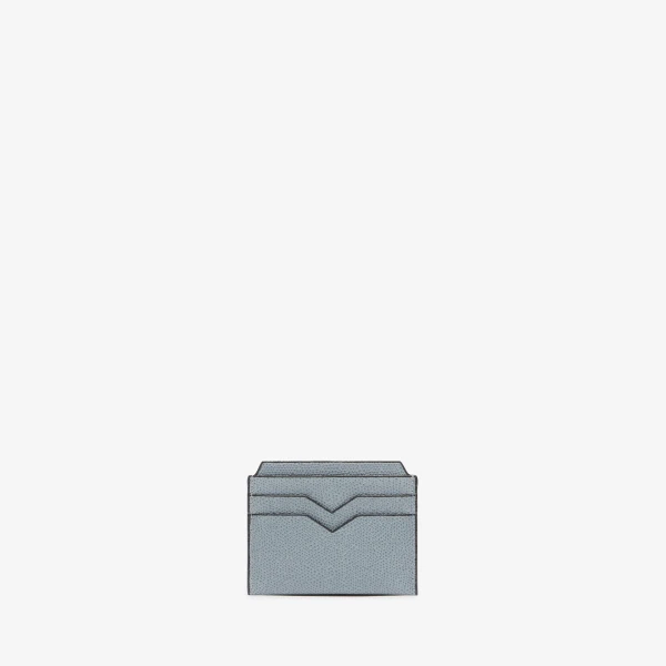 Valextra 4CC Card Case in Niagara Blue | Cases | Coveti