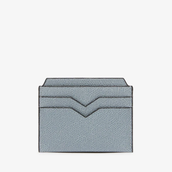 Valextra 4CC Card Case in Niagara Blue | Cases | Coveti