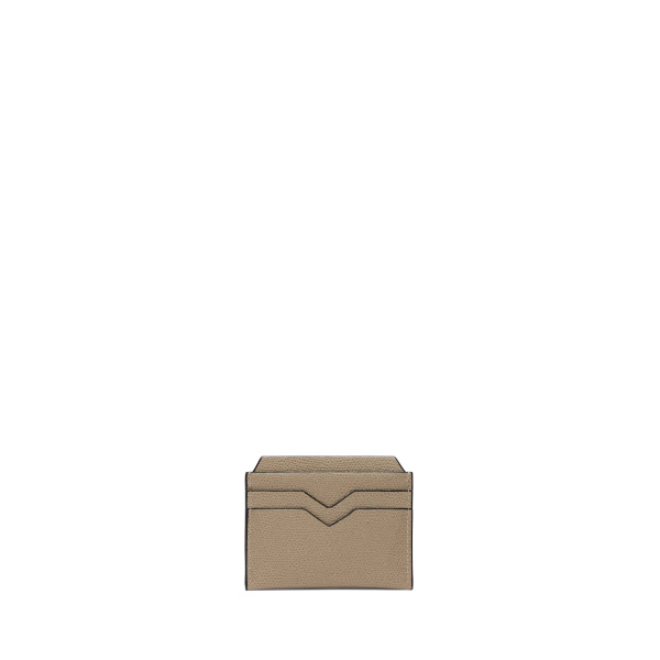 Valextra 4CC Card Case in Oyster Brown | Wallets & Purses | Coveti