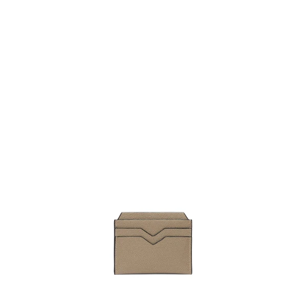 Valextra 4CC Card Case in Oyster Brown | Wallets & Purses | Coveti
